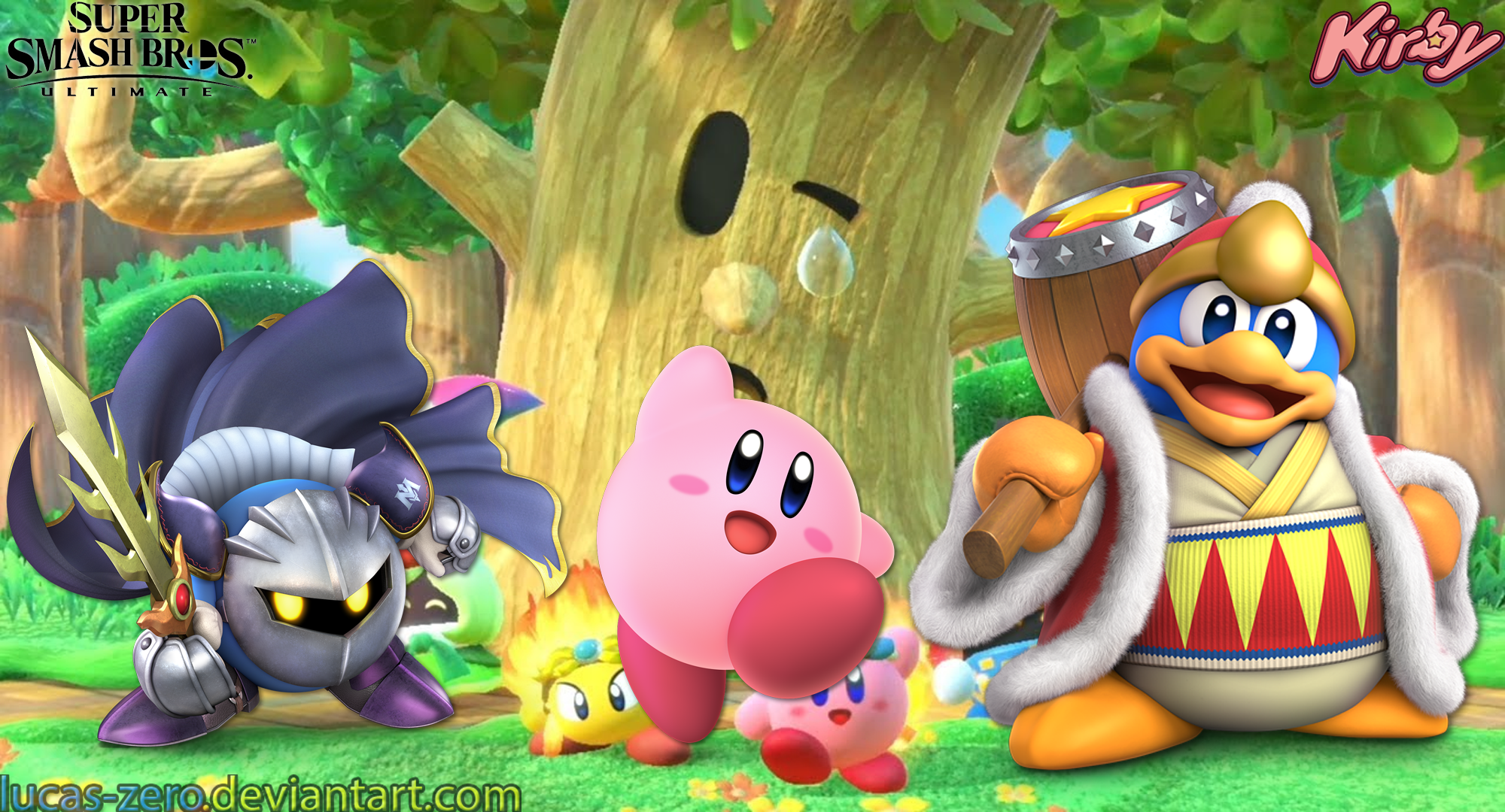 Kirby Super Smash Bros. Ultimate Wallpaper by Lucas-Zero on DeviantArt