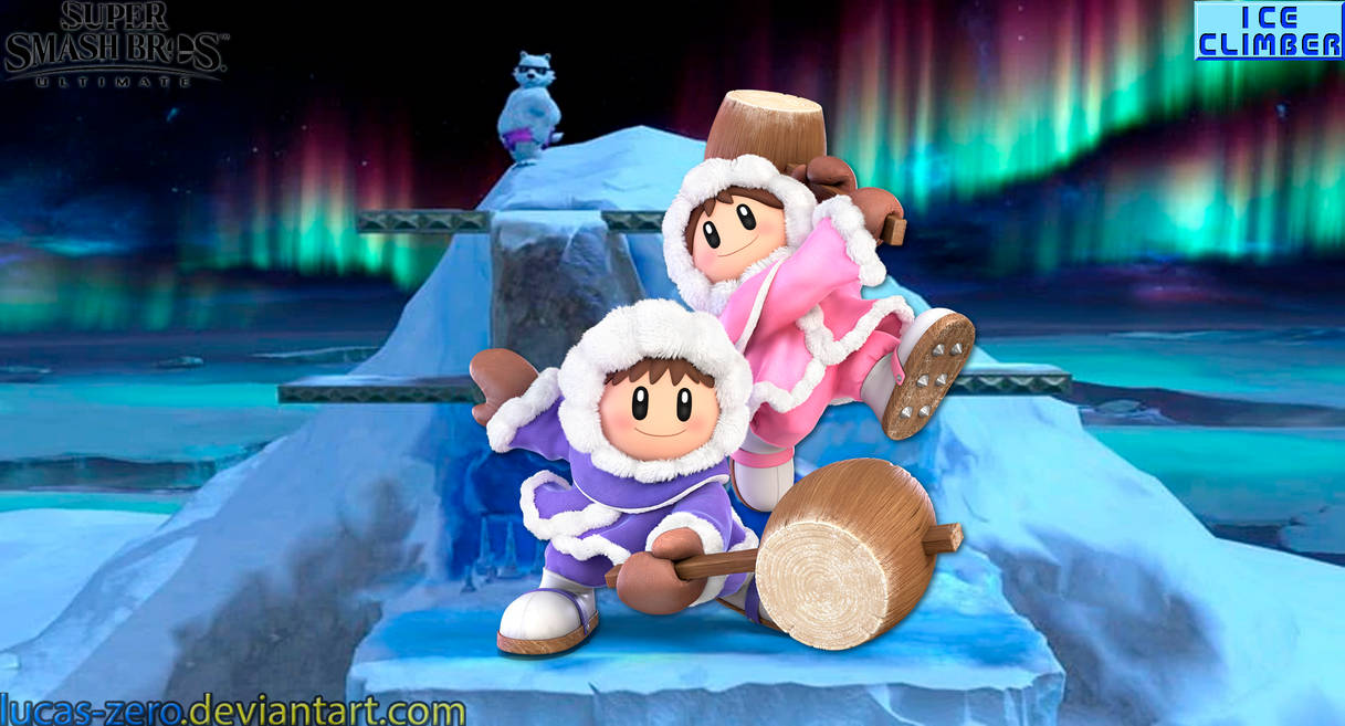 Ice Climbers Super Smash Bros. Ultimate Wallpaper by LucasZero on