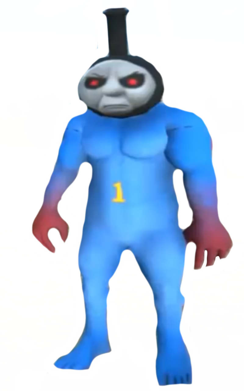 Thomas the slender engine by DracoAwesomeness on DeviantArt