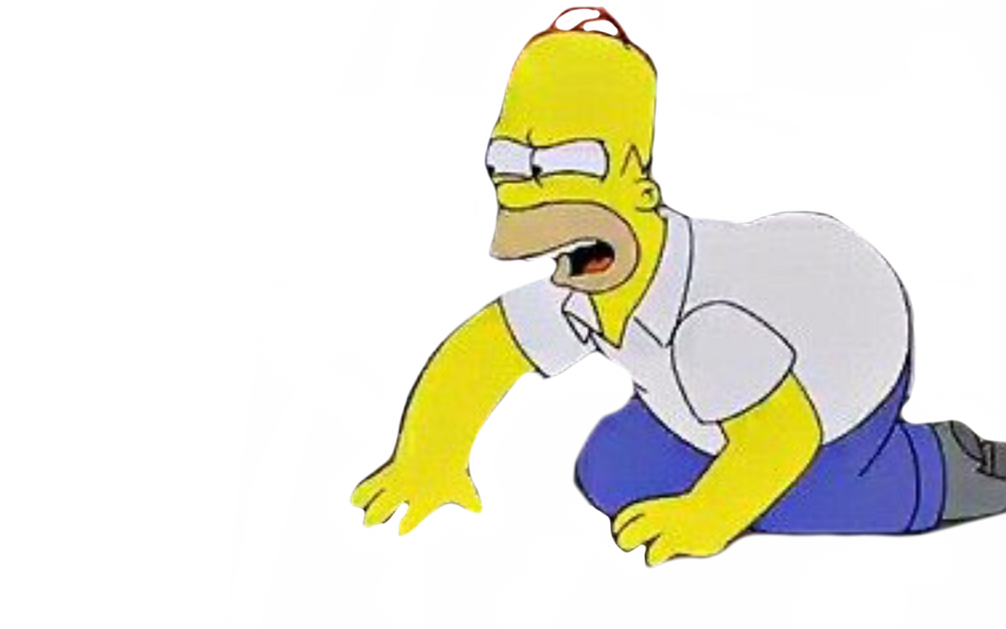 Homer Rage Neck Homer by DracoAwesomeness on DeviantArt