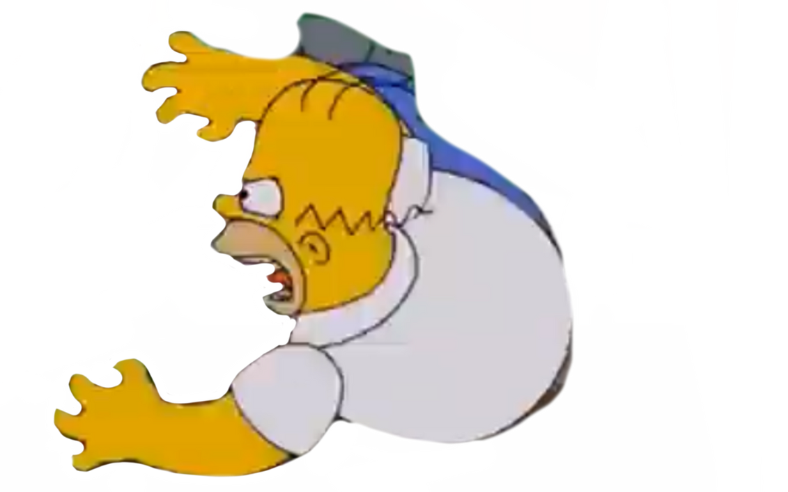 Homer Rage Neck Homer by DracoAwesomeness on DeviantArt