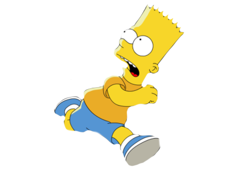 Run Bart by DracoAwesomeness on DeviantArt
