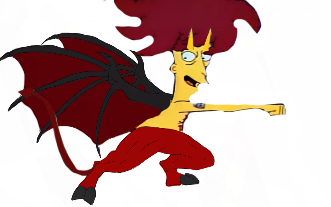 Demon sideshow bob by DracoAwesomeness on DeviantArt