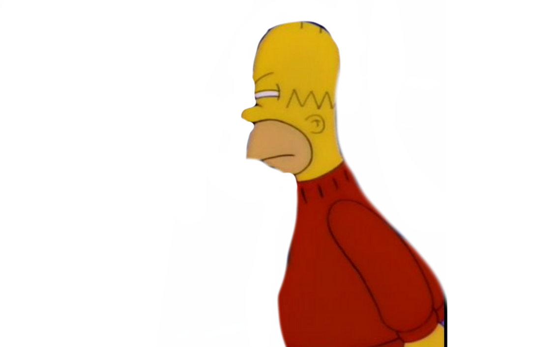 Homer Rage Neck Homer by DracoAwesomeness on DeviantArt