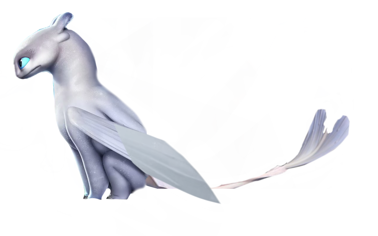 Light Fury Drawing Sitting - Estouatrasado Wallpaper