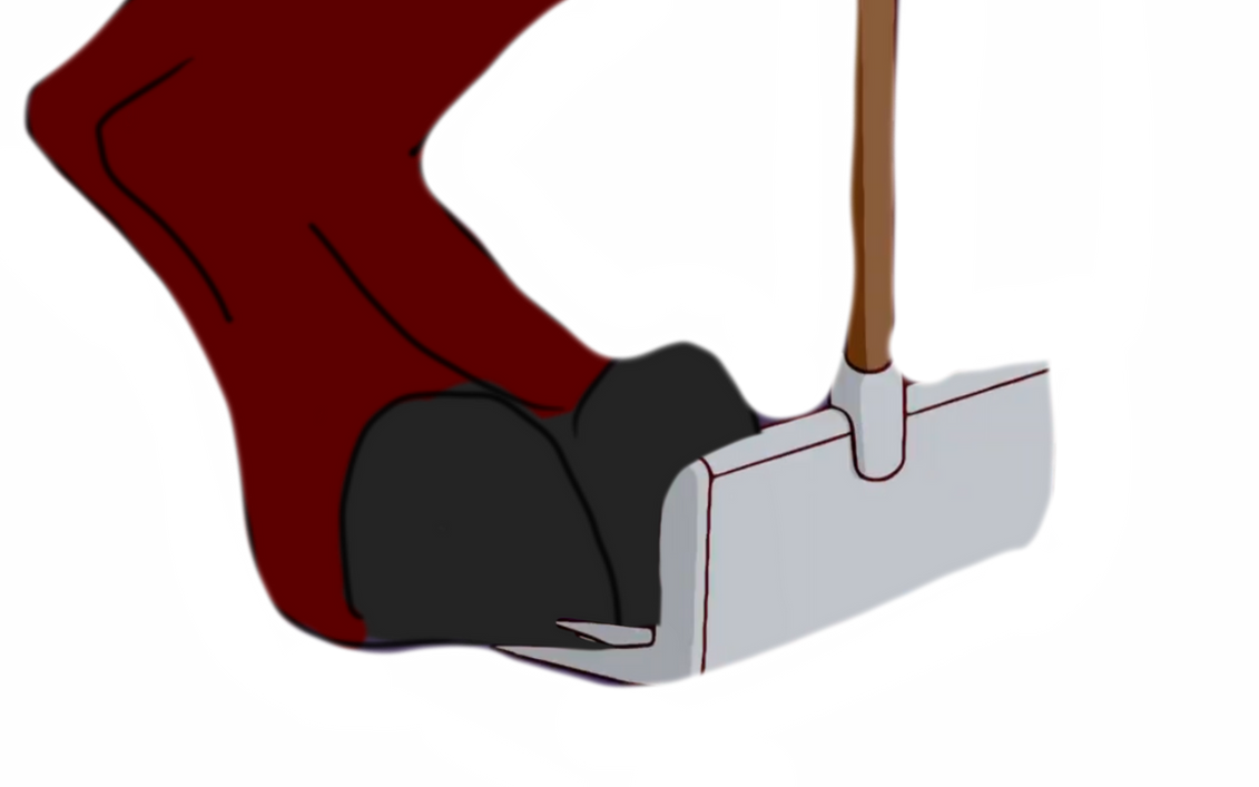 Devil sideshow bob steps on a rake by DracoAwesomeness on DeviantArt