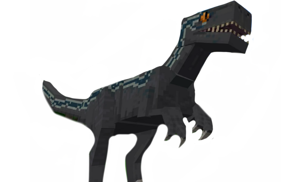 Minecraft Blue the raptor by DracoAwesomeness on DeviantArt
