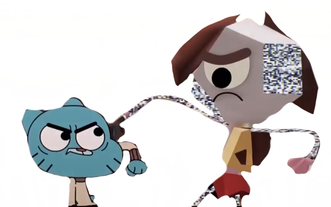 Gumball vs rob by DracoAwesomeness on DeviantArt