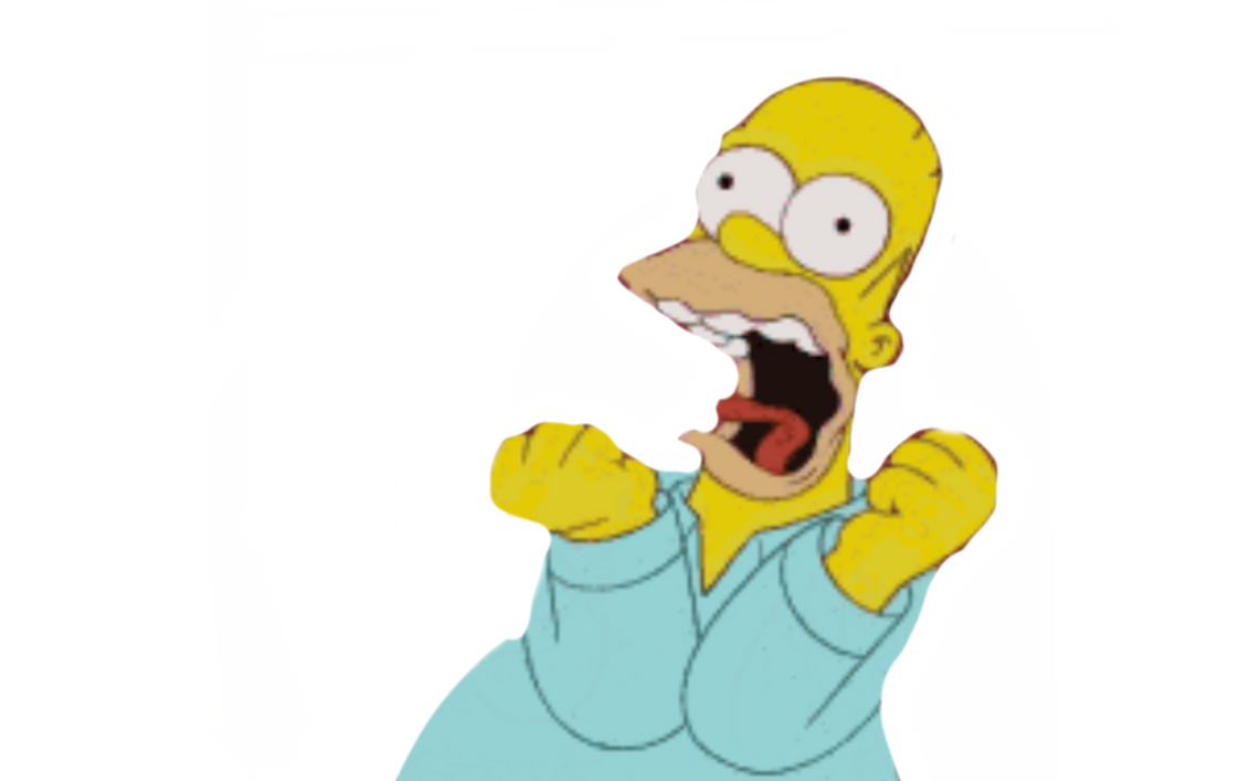 Homer Rage Neck Homer by DracoAwesomeness on DeviantArt