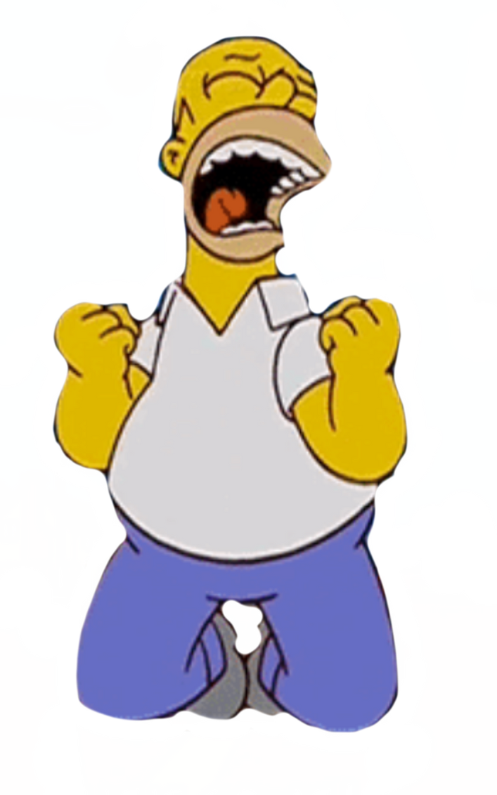 Homer Rage Neck Homer by DracoAwesomeness on DeviantArt