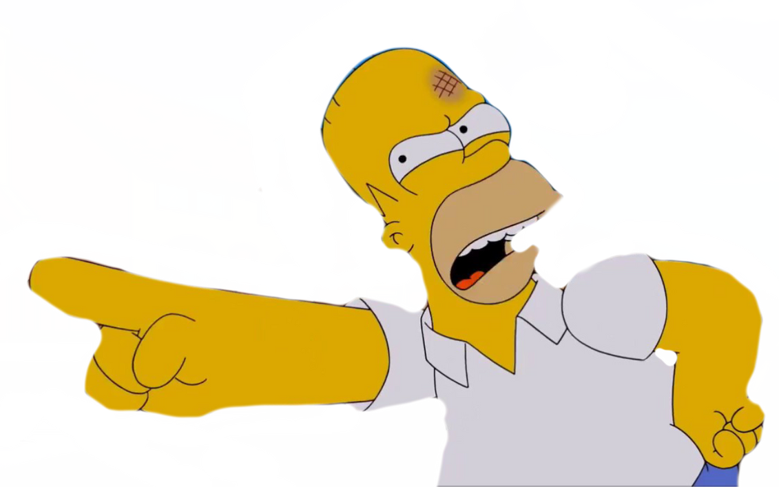 Homer Rage Neck Homer by DracoAwesomeness on DeviantArt