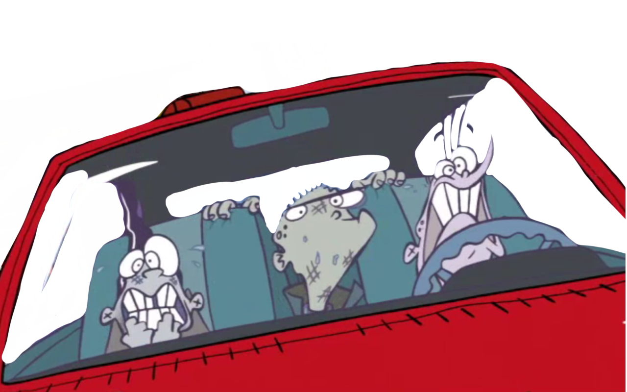 The Eds in the car by DracoAwesomeness on DeviantArt