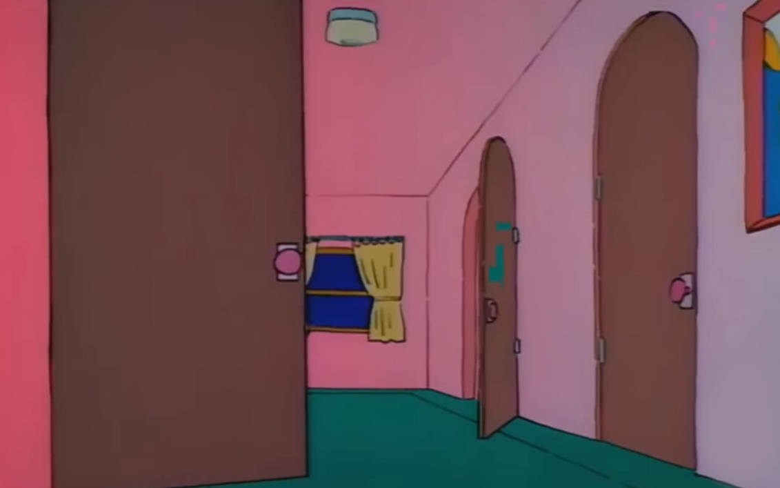 Simpsons hallway by DracoAwesomeness on DeviantArt