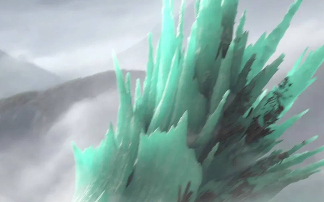 The ice spikes by DracoAwesomeness on DeviantArt