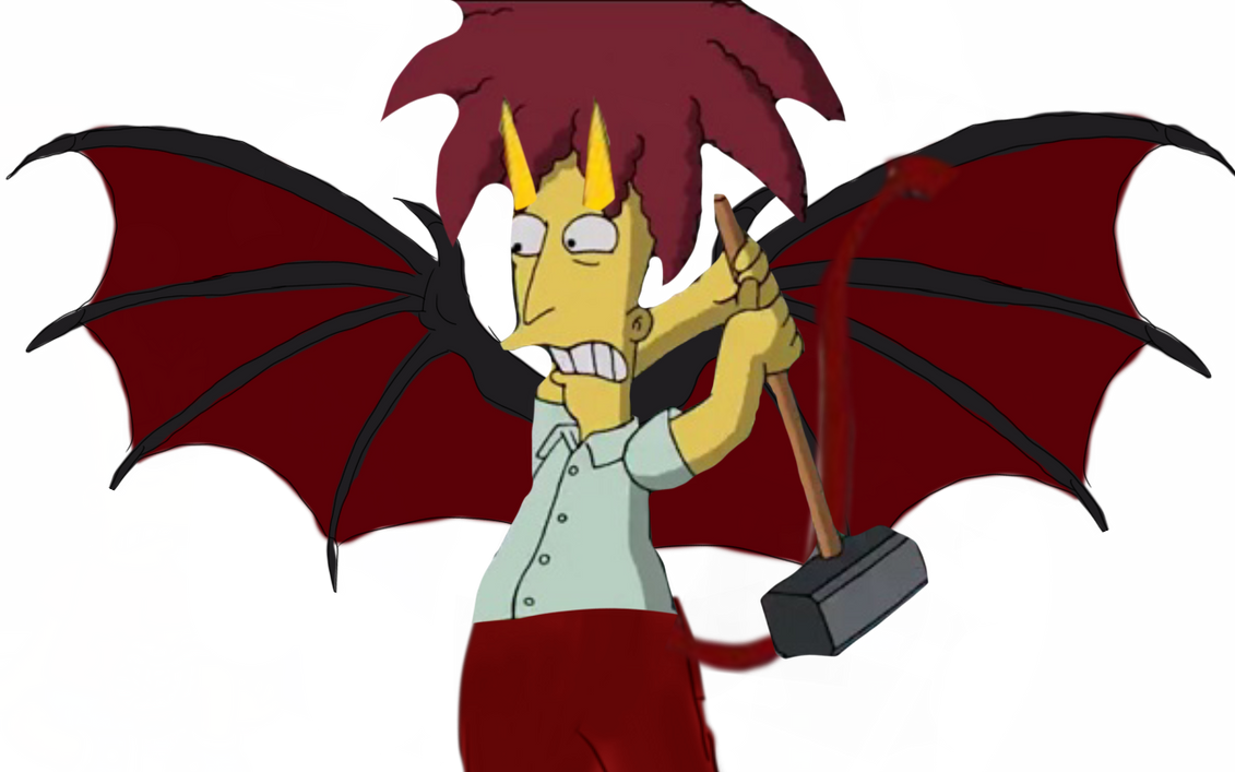 Demon Sideshow Bob by DracoAwesomeness on DeviantArt