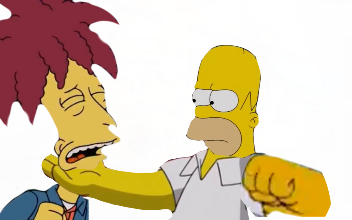 Sideshow Bob Smashed Homer vs sideshow bob by DracoAwesomeness on DeviantArt