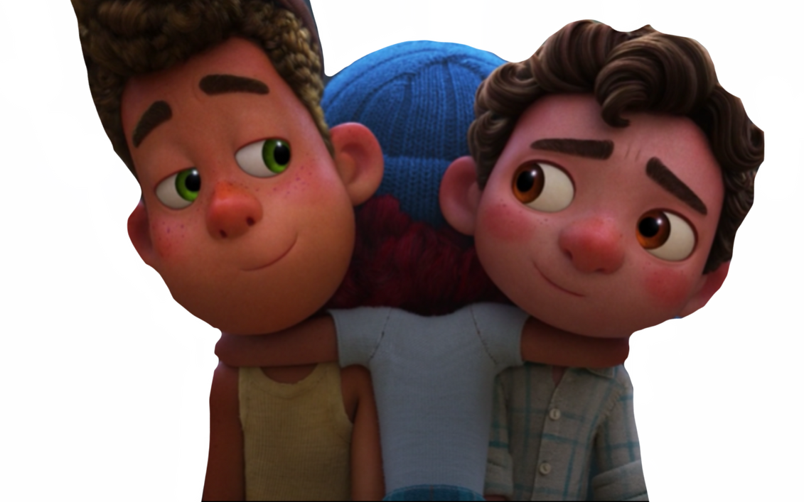 Luca, Alberto and Giulia by WalkingWithDragons on DeviantArt