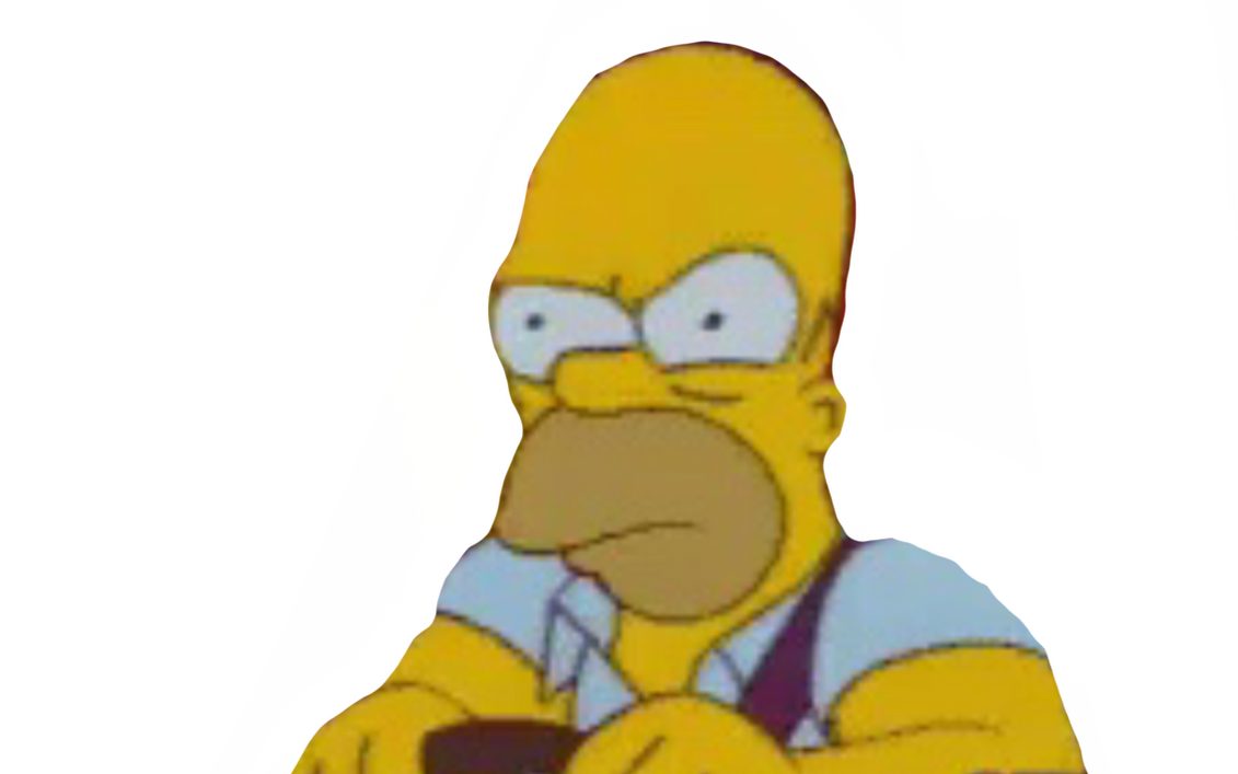 Homer Rage Neck Homer by DracoAwesomeness on DeviantArt