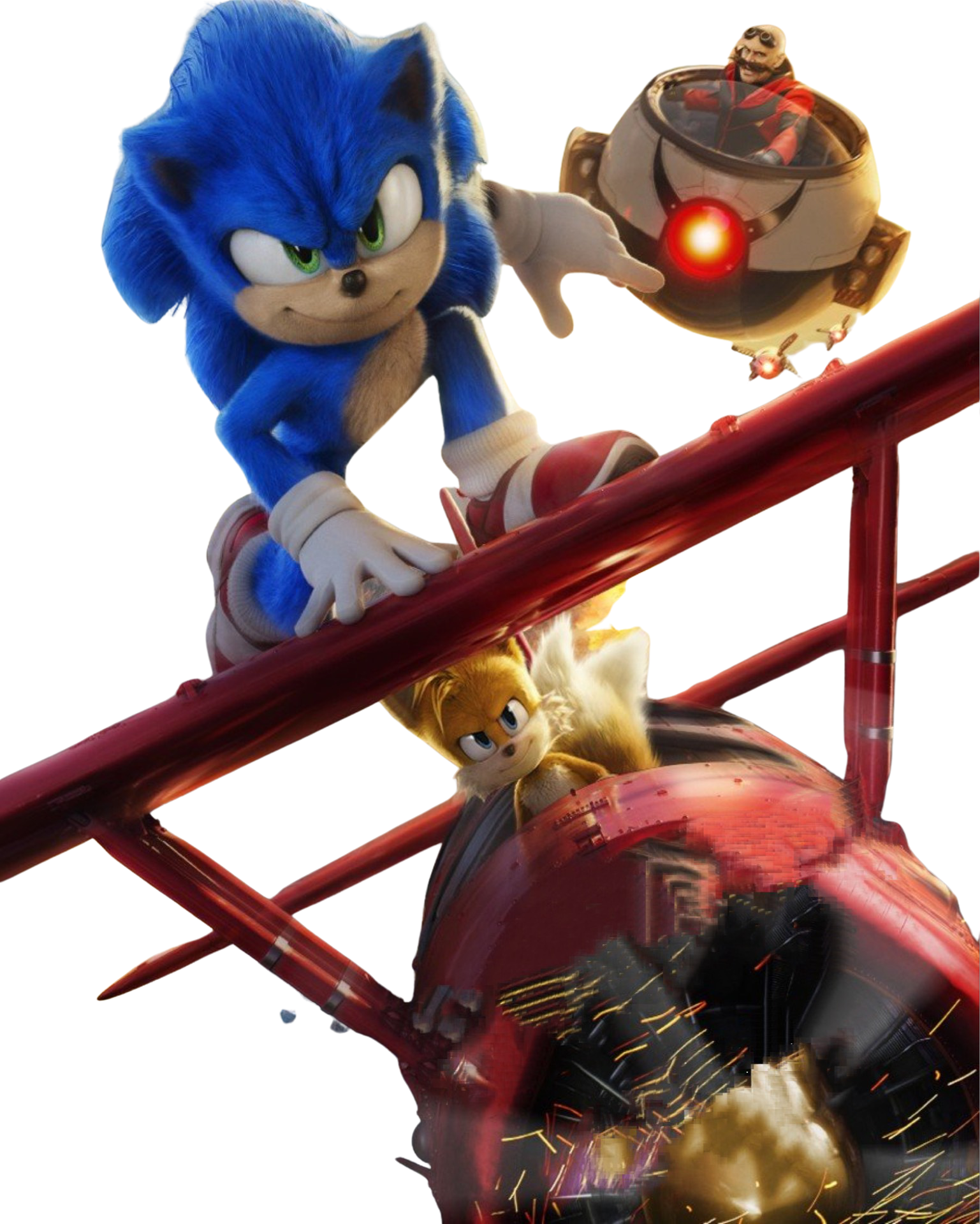 New Sonic 2 Movie Render (In Png) - Sonic! by snowf67 on DeviantArt