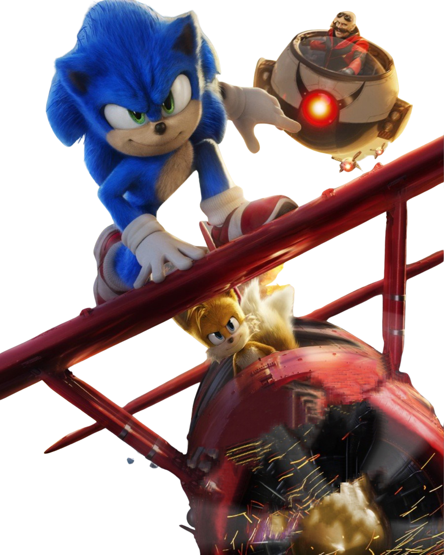 New Sonic 2 Movie Render! (In Png) - Tails! by snowf67 on DeviantArt