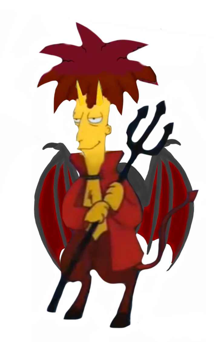 Demon Sideshow Bob full body by DracoAwesomeness on DeviantArt