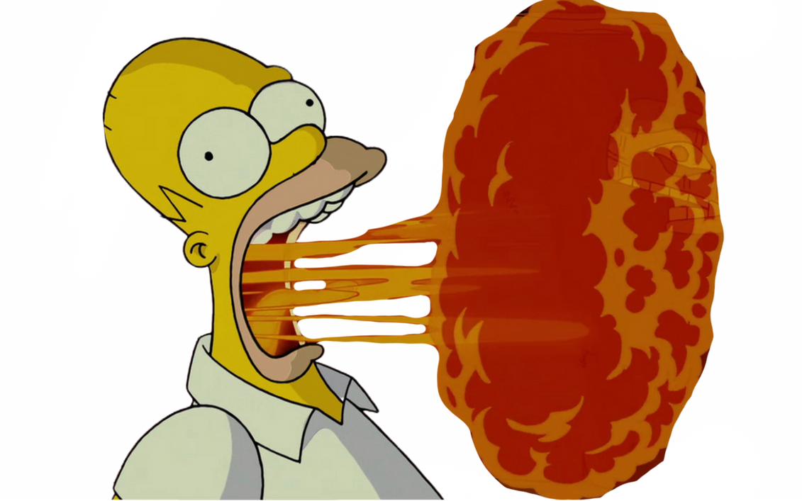 Homer Explode Background Homer by DracoAwesomeness on DeviantArt