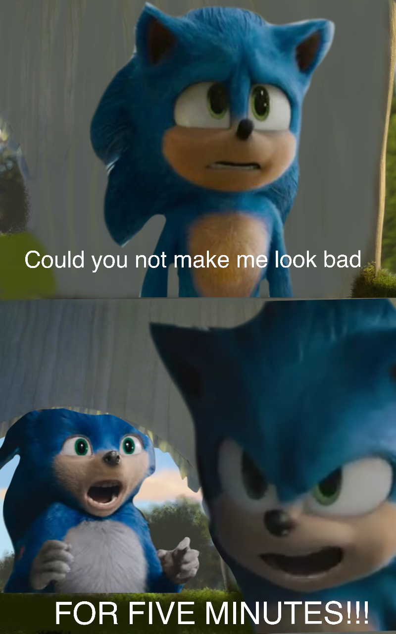 Sonic wants ugly sonic to stop by DracoAwesomeness on DeviantArt