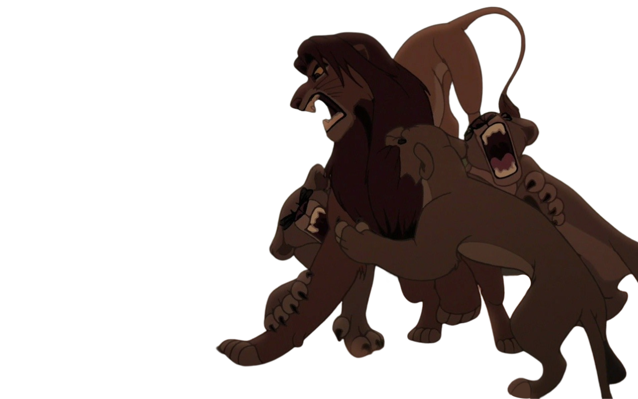 Simba Attacks Outsiders attack Simba by DracoAwesomeness on DeviantArt