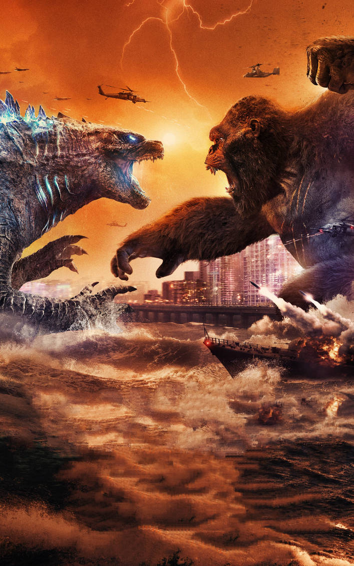 Godzilla vs Kong without text by DracoAwesomeness on DeviantArt