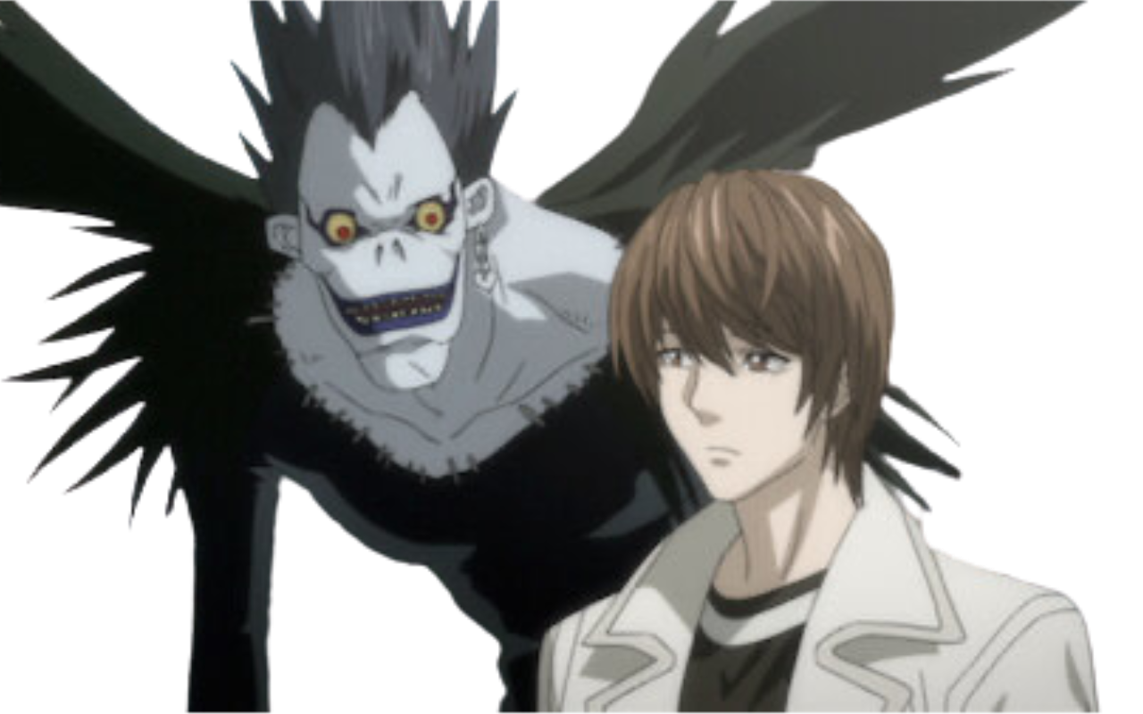 Ryuk and light by DracoAwesomeness on DeviantArt