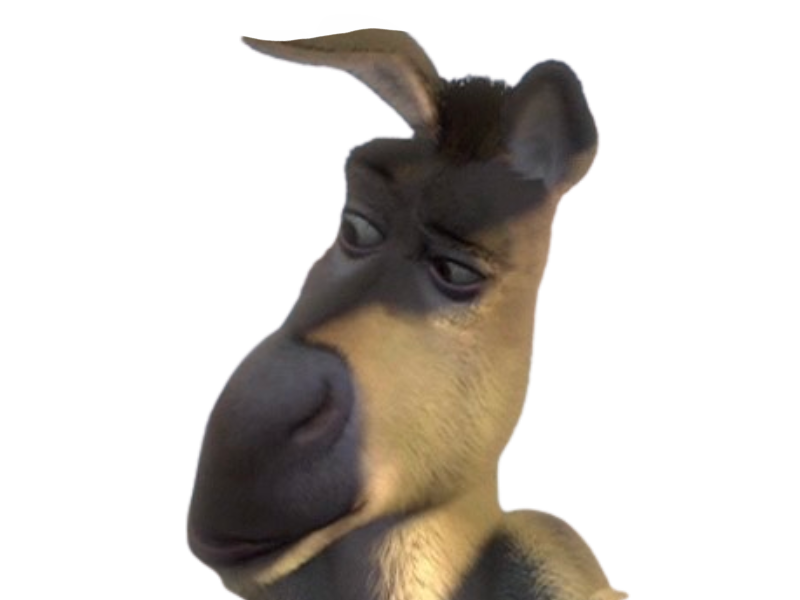 Burro shrek png