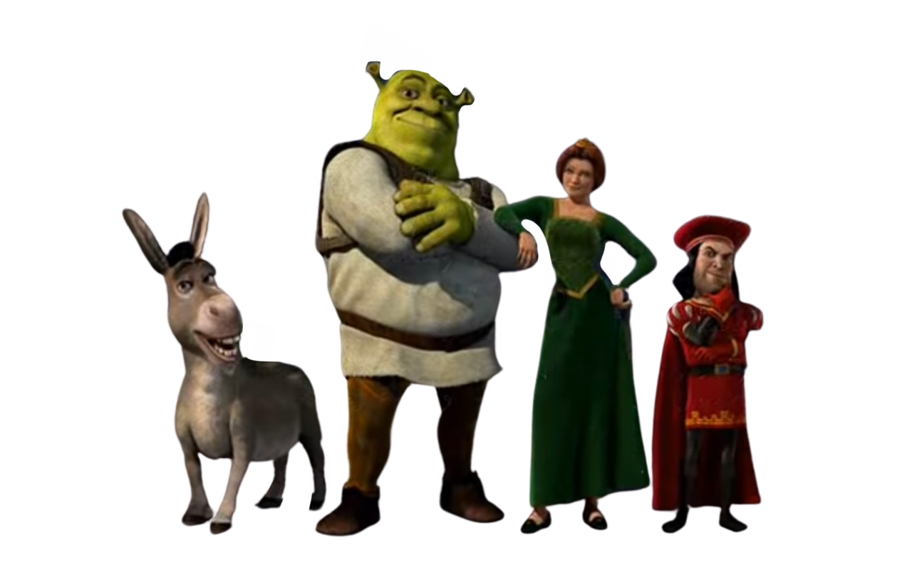 Shrek! Fiona! Fiona! Mom! Harold Donkey! by adamhatson on DeviantArt