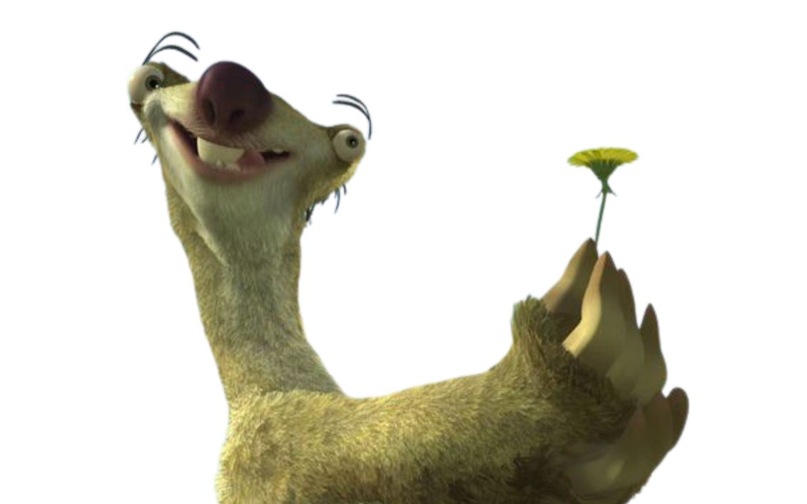 Dandelion Sloth Sid by DracoAwesomeness on DeviantArt