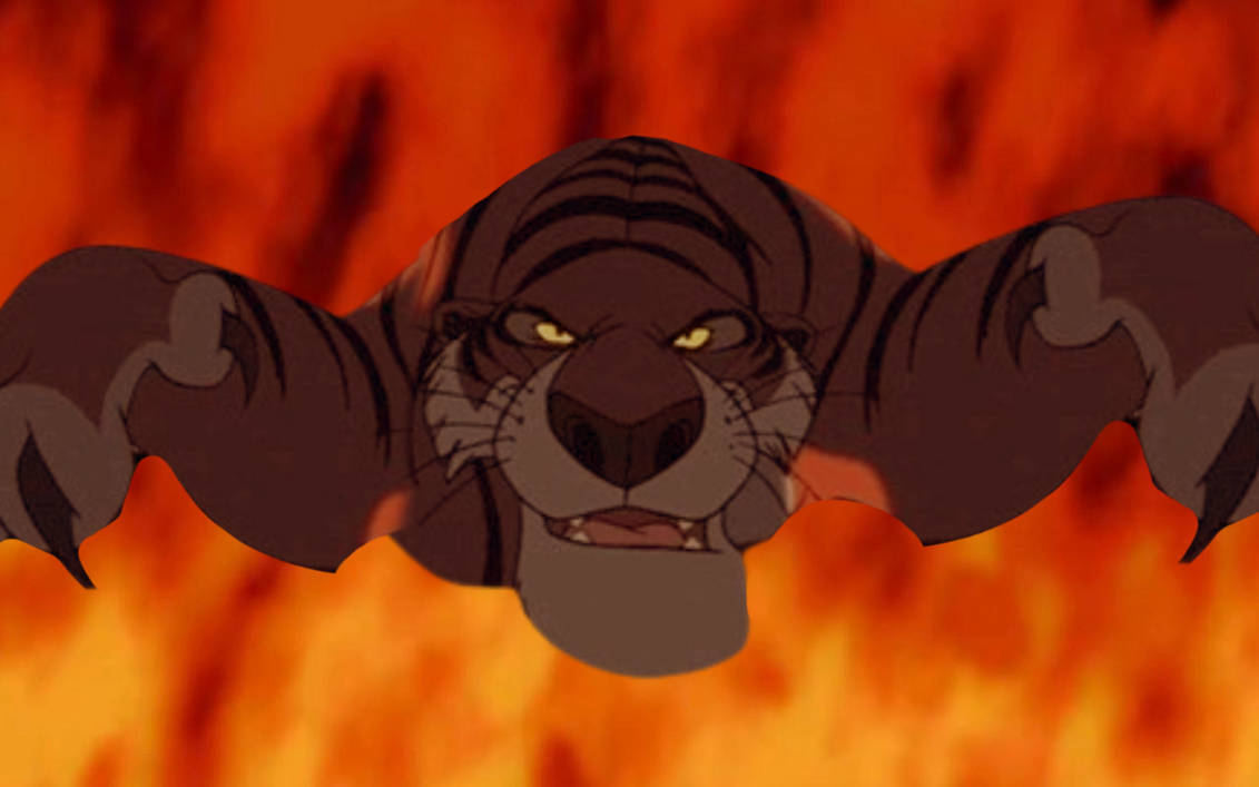 Shere khan through the fire by DracoAwesomeness on DeviantArt