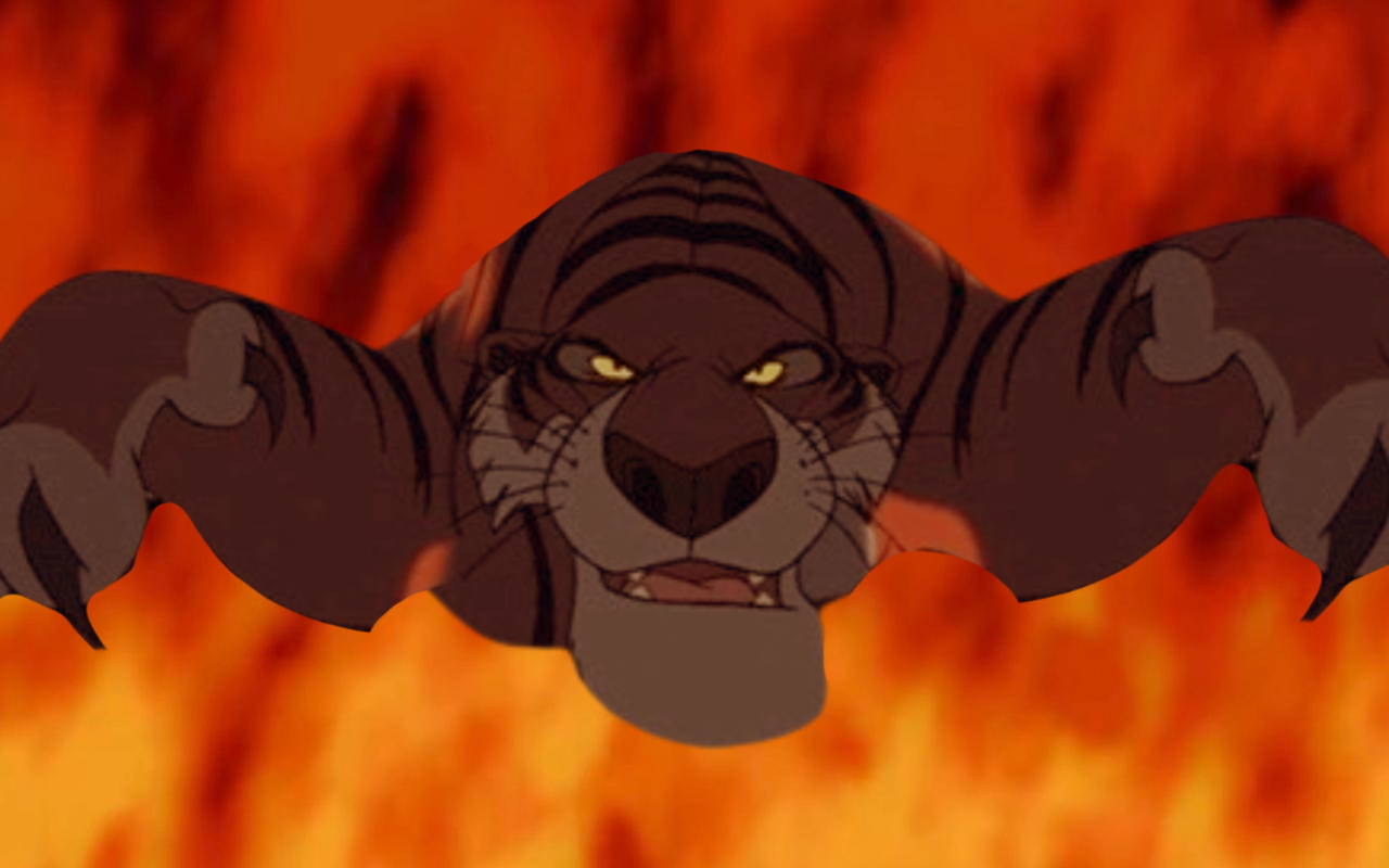 Shere khan through the fire by DracoAwesomeness on DeviantArt