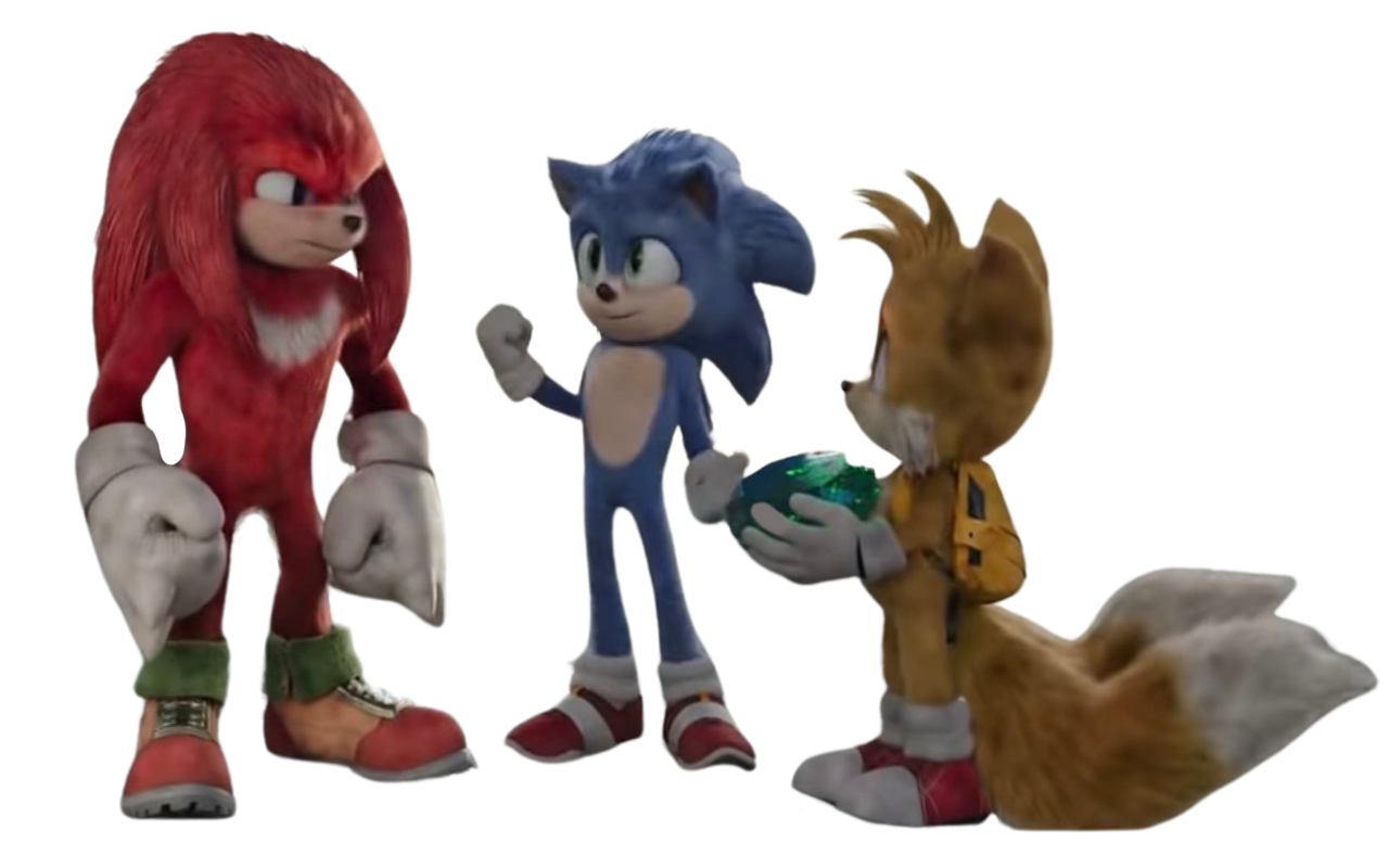 Sonic 2 o Filme: Knuckles persegue Sonic e Tails by ALIX2002 on DeviantArt