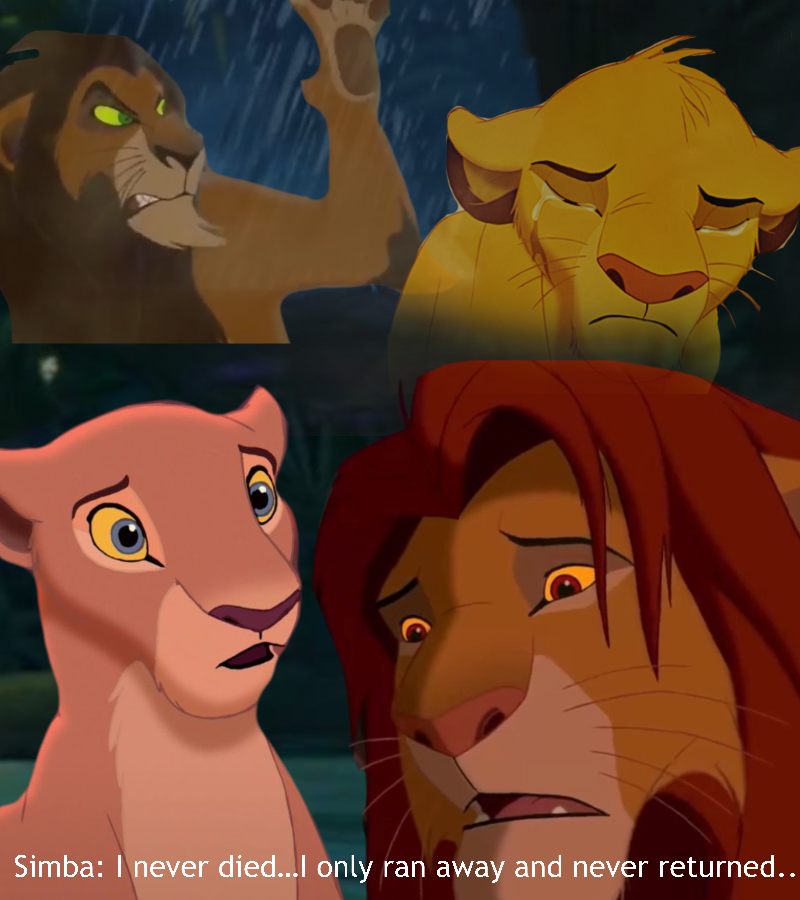 Simba Getting Exiled Simbas past by DracoAwesomeness on DeviantArt