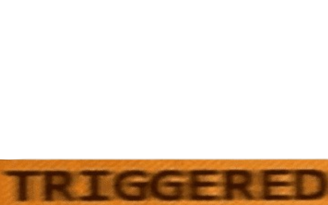 Triggered logo by DracoAwesomeness on DeviantArt