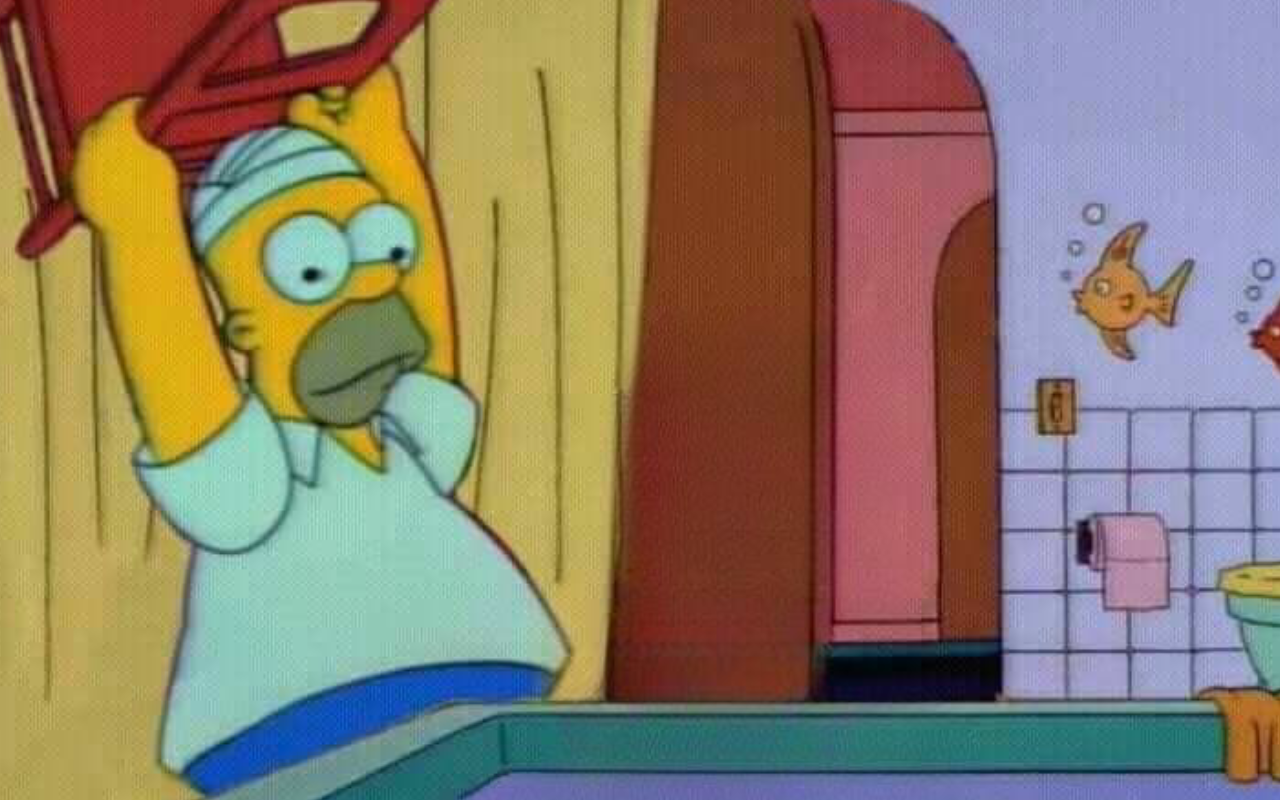 Homer Rocking Chair Homer hits who with a chair by DracoAwesomeness on DeviantArt