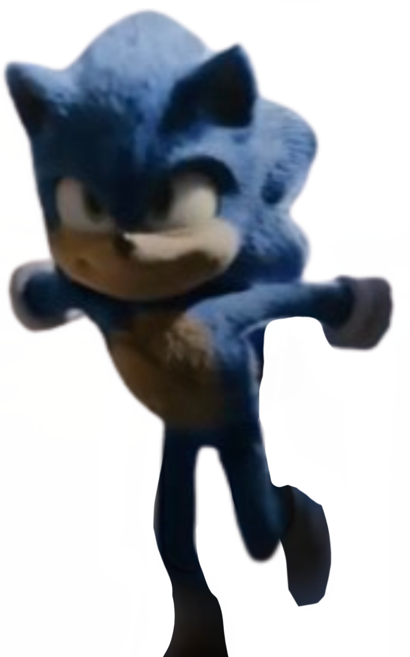 Movie Sonic PNG by GOjira112 on DeviantArt