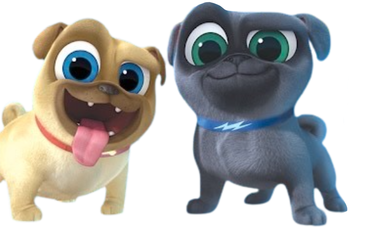 Rolly and Bingo by DracoAwesomeness on DeviantArt