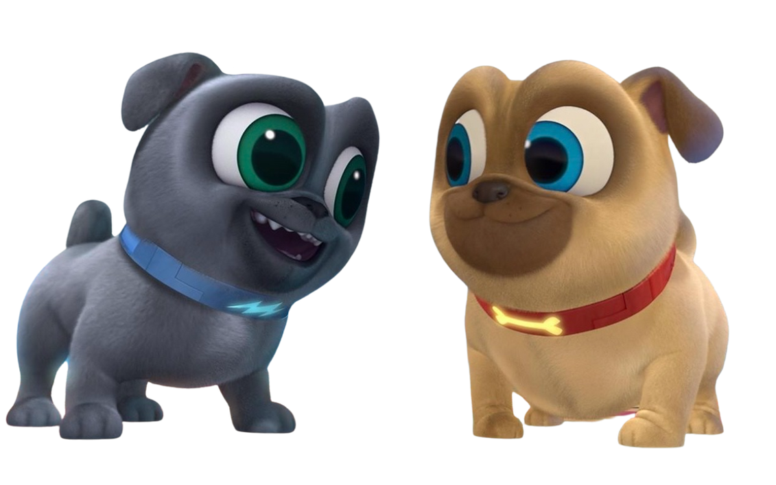 Rolly and Bingo by DracoAwesomeness on DeviantArt