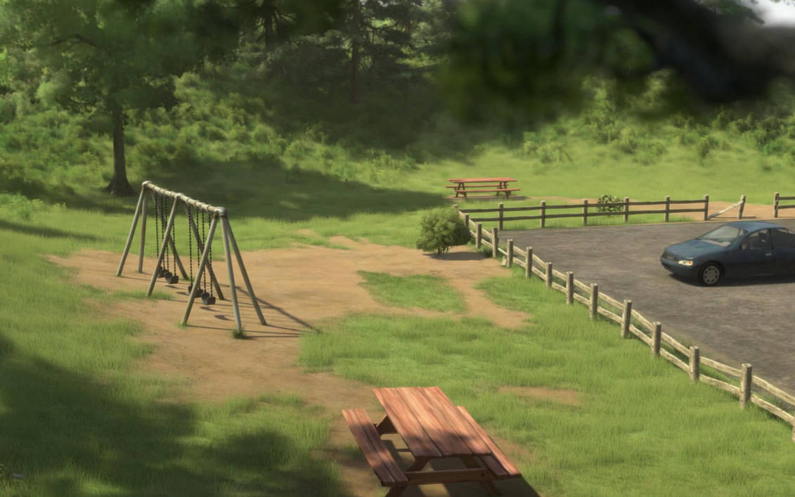 The park by DracoAwesomeness on DeviantArt