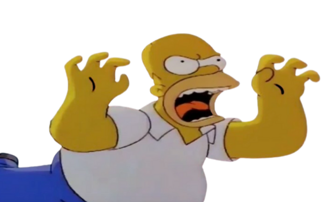 Homer Rage Neck Homer by DracoAwesomeness on DeviantArt
