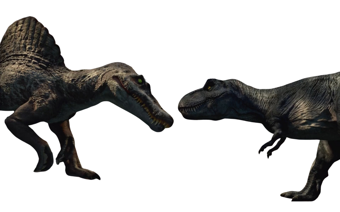 T. rex vs spinosaurus by DracoAwesomeness on DeviantArt