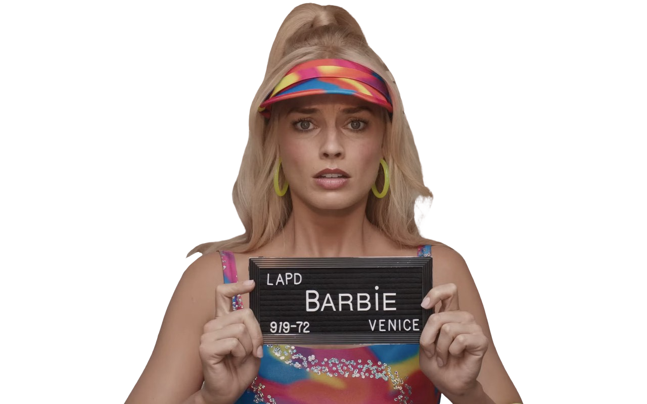 Barbie mugshot by DracoAwesomeness on DeviantArt