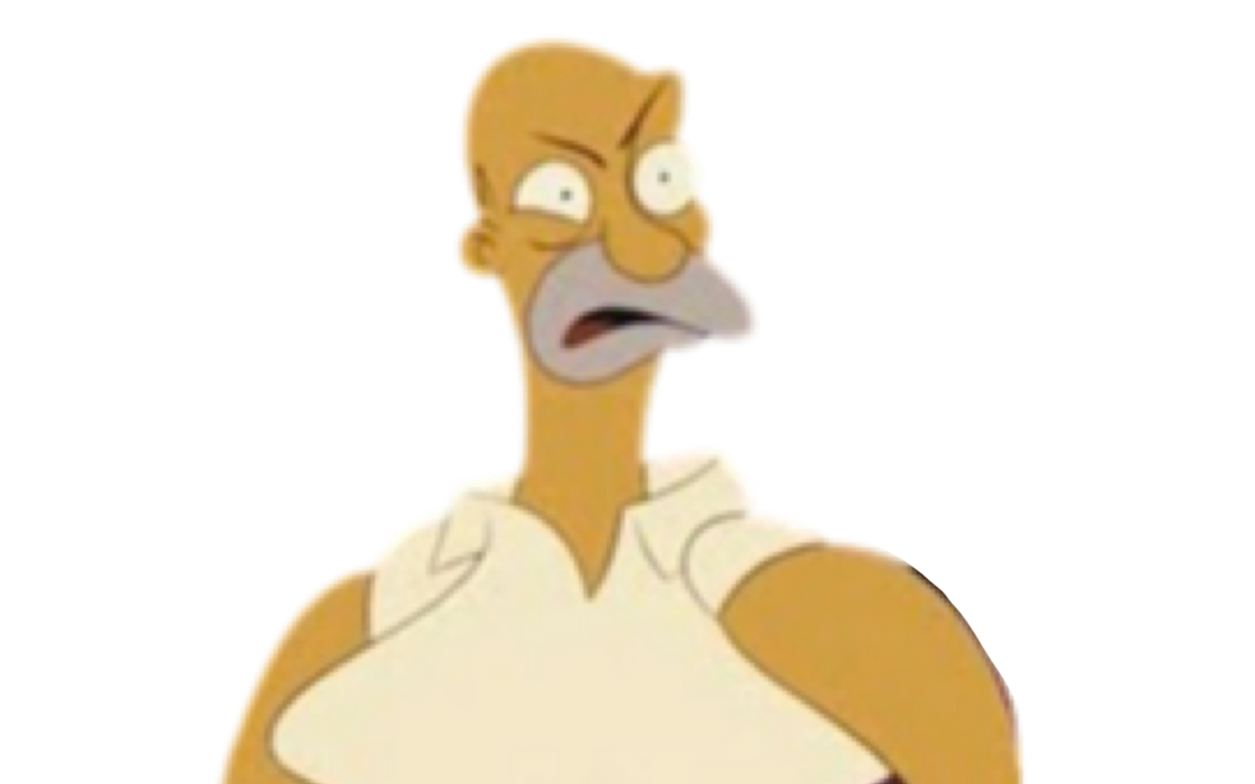 Homer Rage Neck Homer..? by DracoAwesomeness on DeviantArt