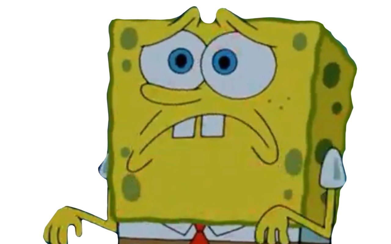 SpongeBob Sad Face Png Meme by Kylewithem on DeviantArt