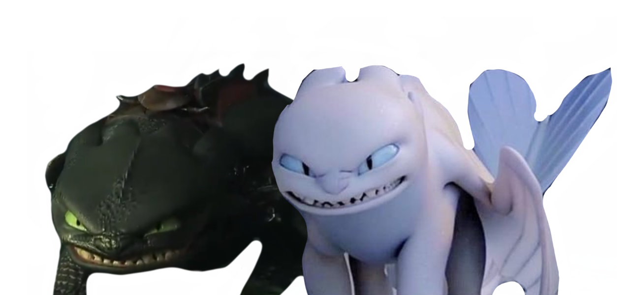 Toothless and light fury by DracoAwesomeness on DeviantArt