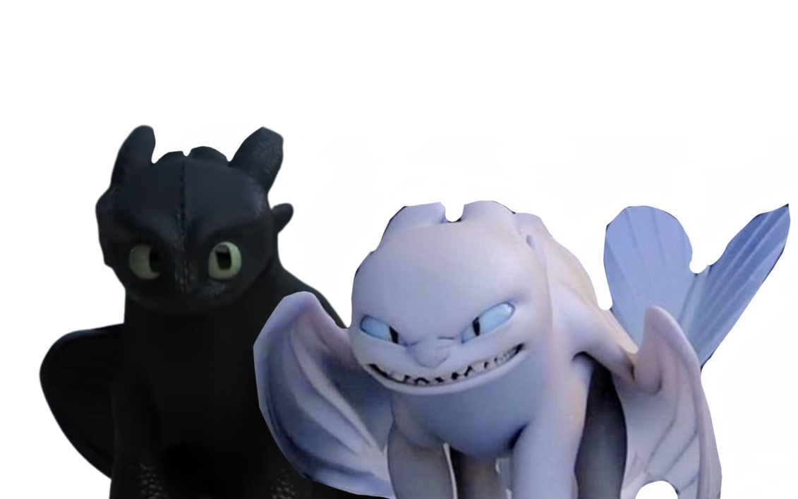 Toothless and the light fury by DracoAwesomeness on DeviantArt